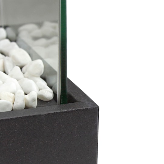 11.5" Bio Ethanol Ventless Portable Tabletop Fireplace with Flame Guard